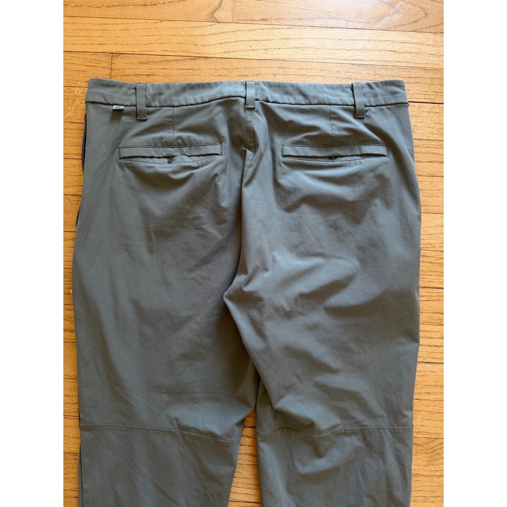 Lululemon Men's Commission Pant Classic Fit Mens Grey Warpstreme Chino 38x28 - Picture 4 of 9